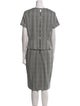 Ted Baker Plaid Print Midi Length Dress