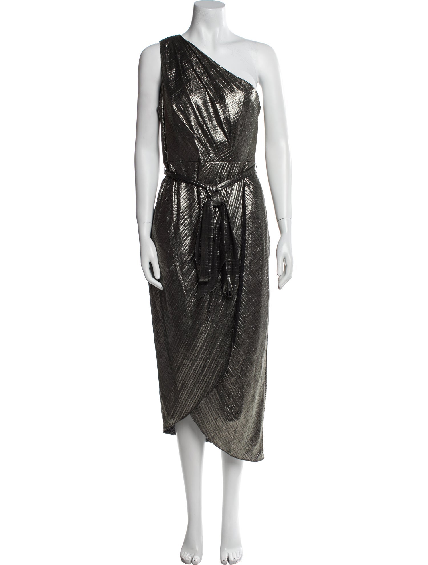 Ted Baker One-Shoulder Midi Length Dress