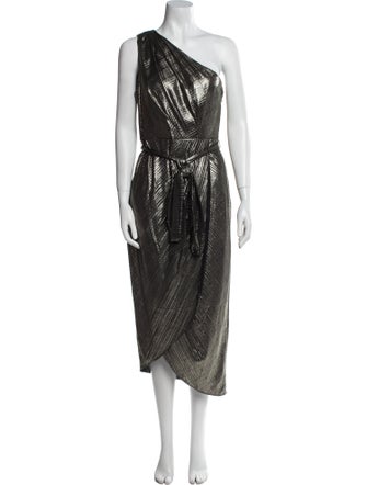 Ted Baker One-Shoulder Midi Length Dress