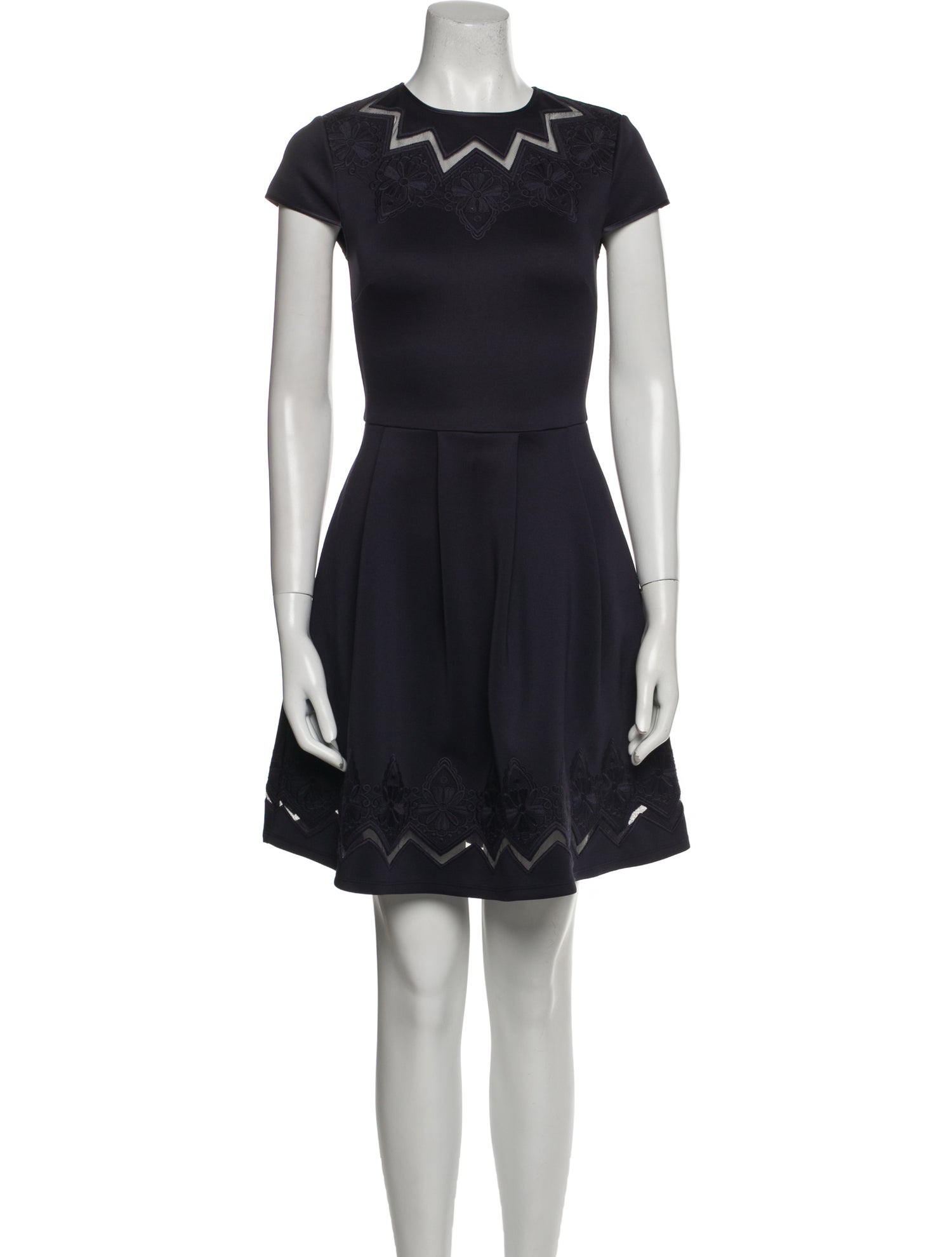 Ted Baker Crew Neck Mini Dress