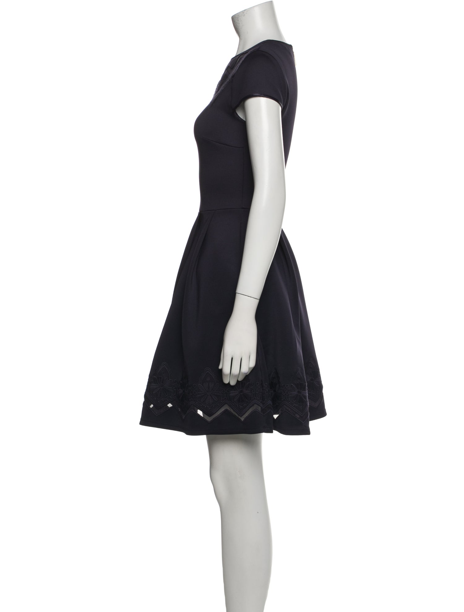 Ted Baker Crew Neck Mini Dress
