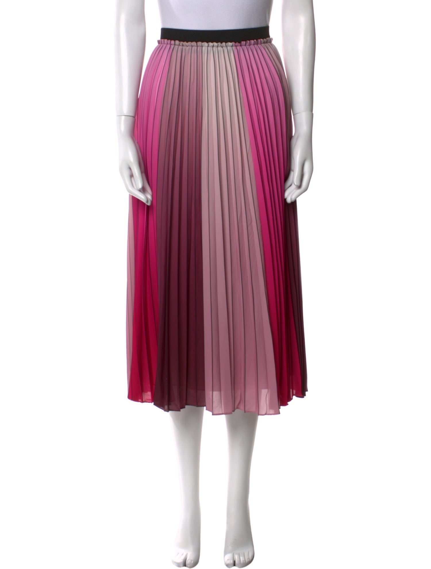 Ted Baker Colorblock Pattern Midi Length Skirt