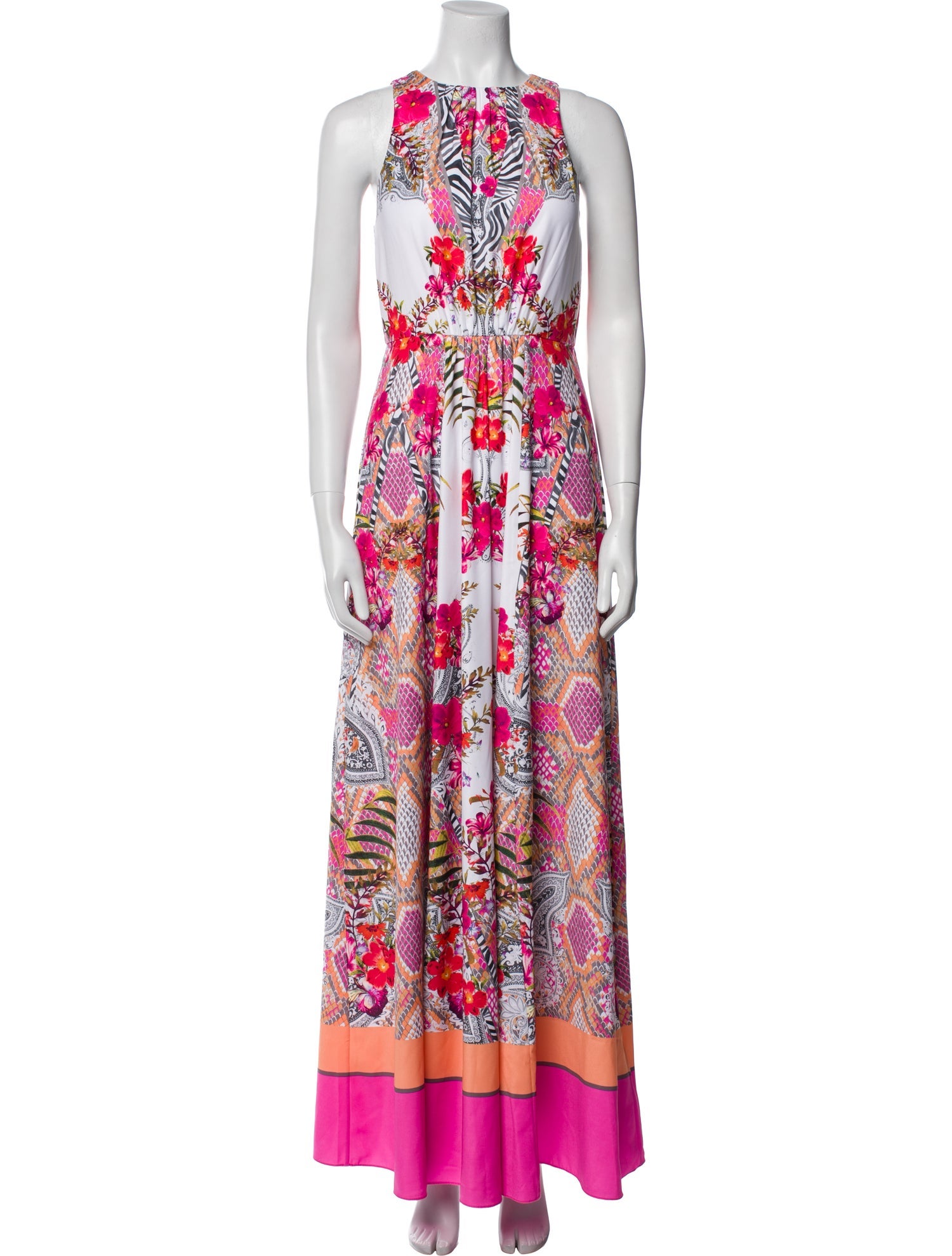Ted Baker Printed Long Dress