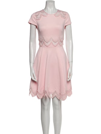 Ted Baker Crew Neck Mini Dress