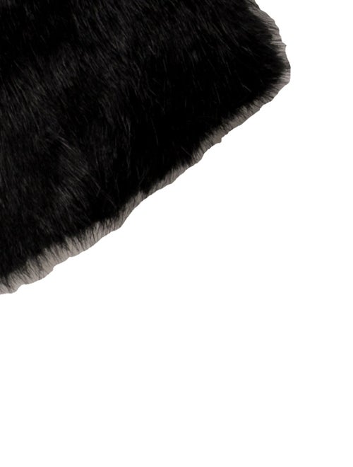 Ted Baker Festival Quadri Fur Shawl