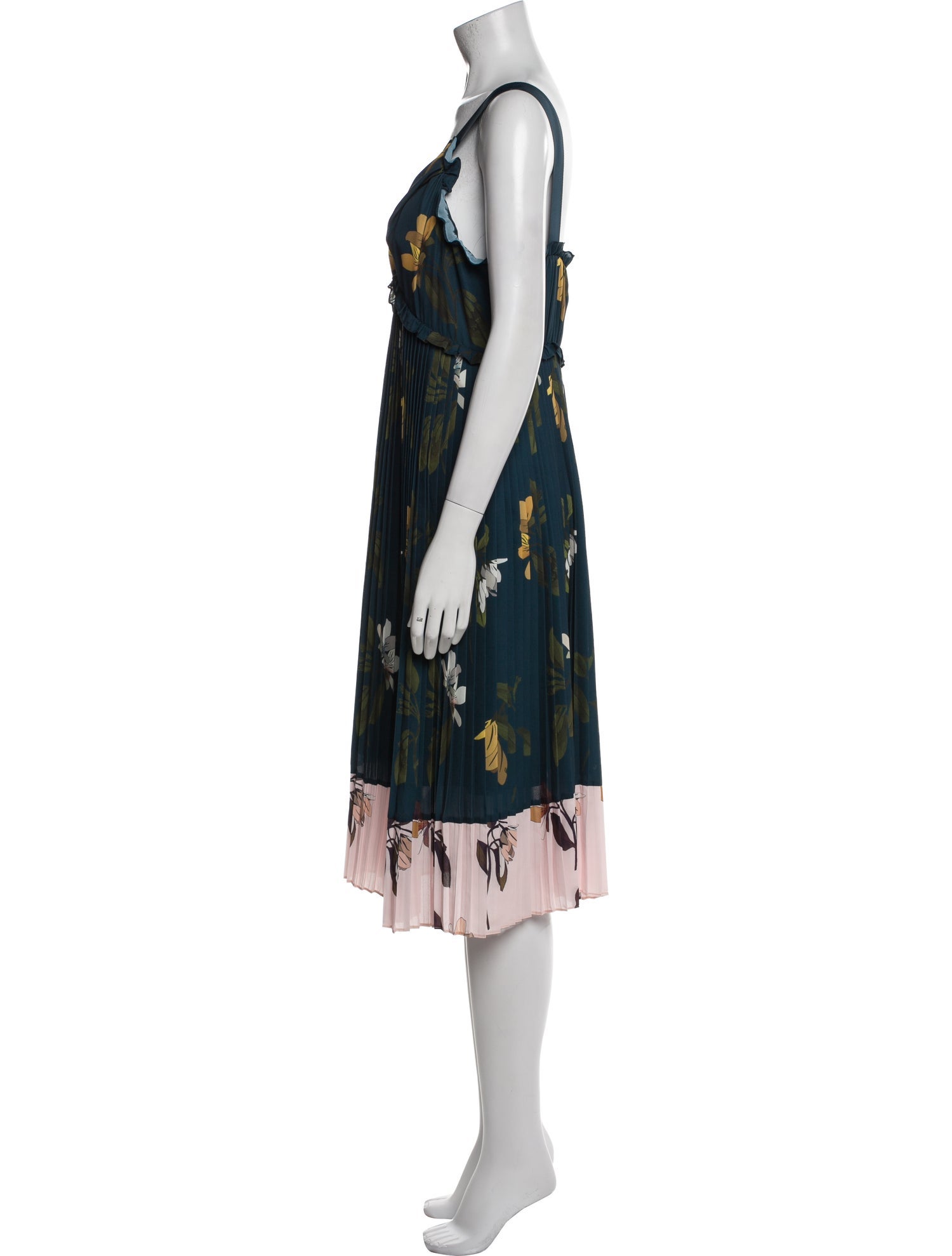 Ted Baker Printed Midi Length Dress