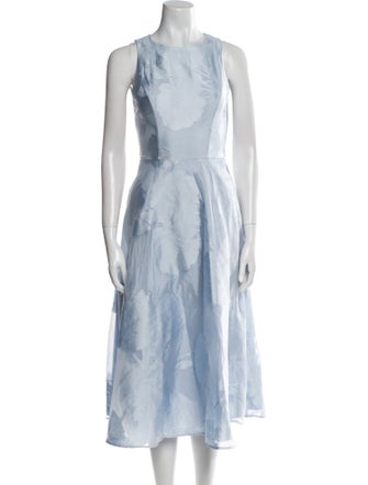 Ted Baker Printed Midi Length Dress