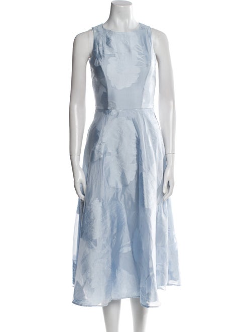 Ted Baker Printed Midi Length Dress