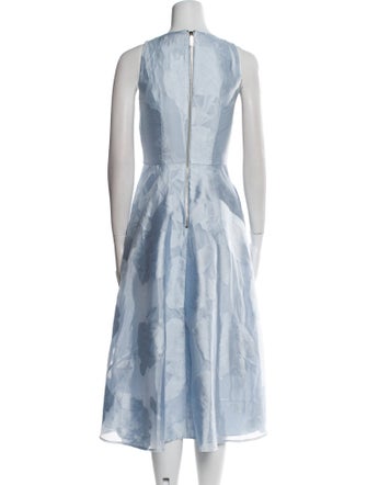 Ted Baker Printed Midi Length Dress