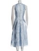 Ted Baker Printed Midi Length Dress