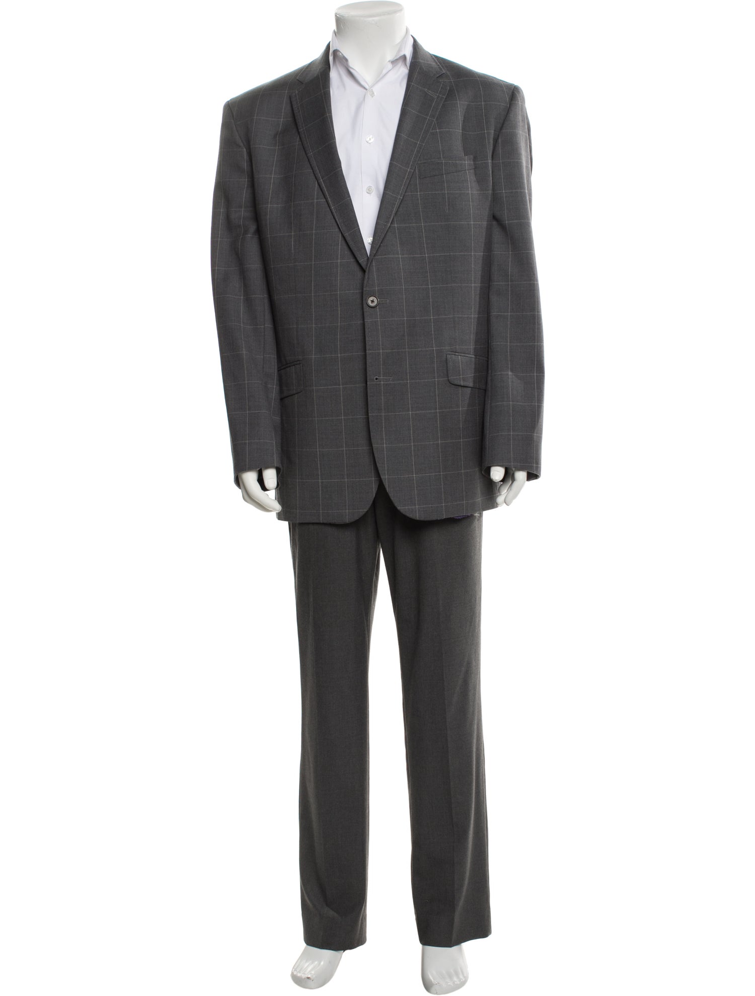 Ted Baker Wool Plaid Print Blazer