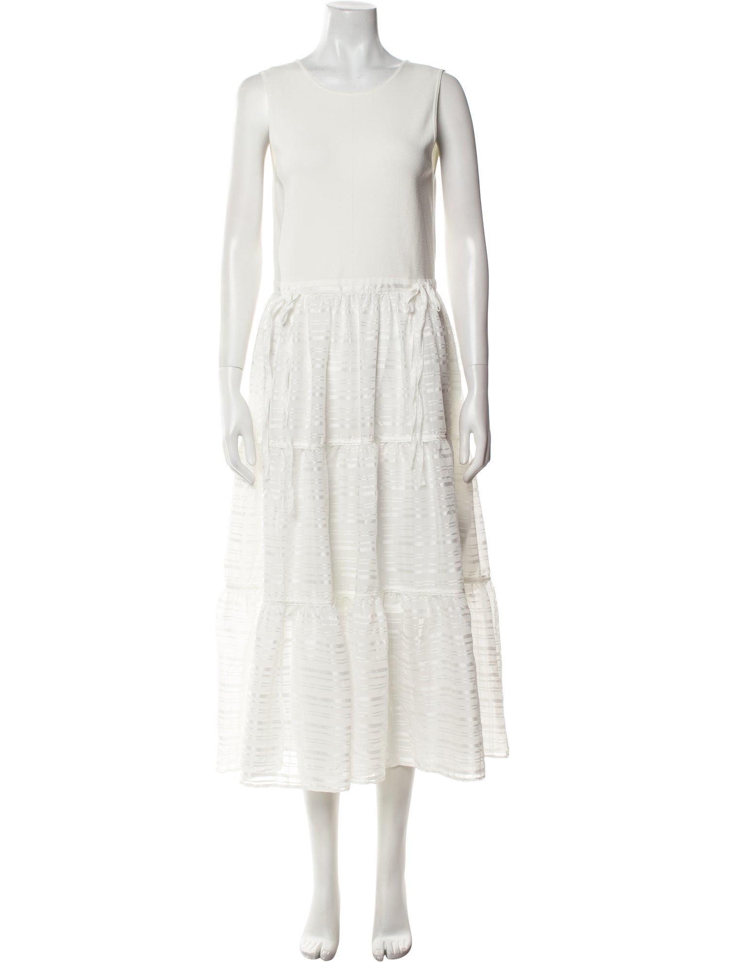 Ted Baker Scoop Neck Long Dress