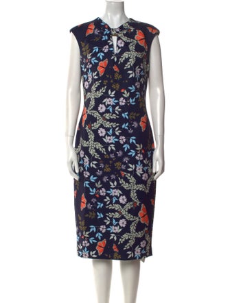 Ted Baker Printed Knee-Length Dress