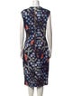Ted Baker Printed Knee-Length Dress