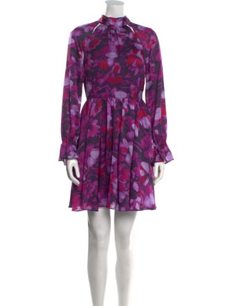 Ted Baker Floral Print Mini Dress