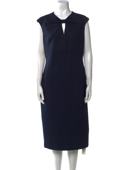 Ted Baker V-Neck Midi Length Dress