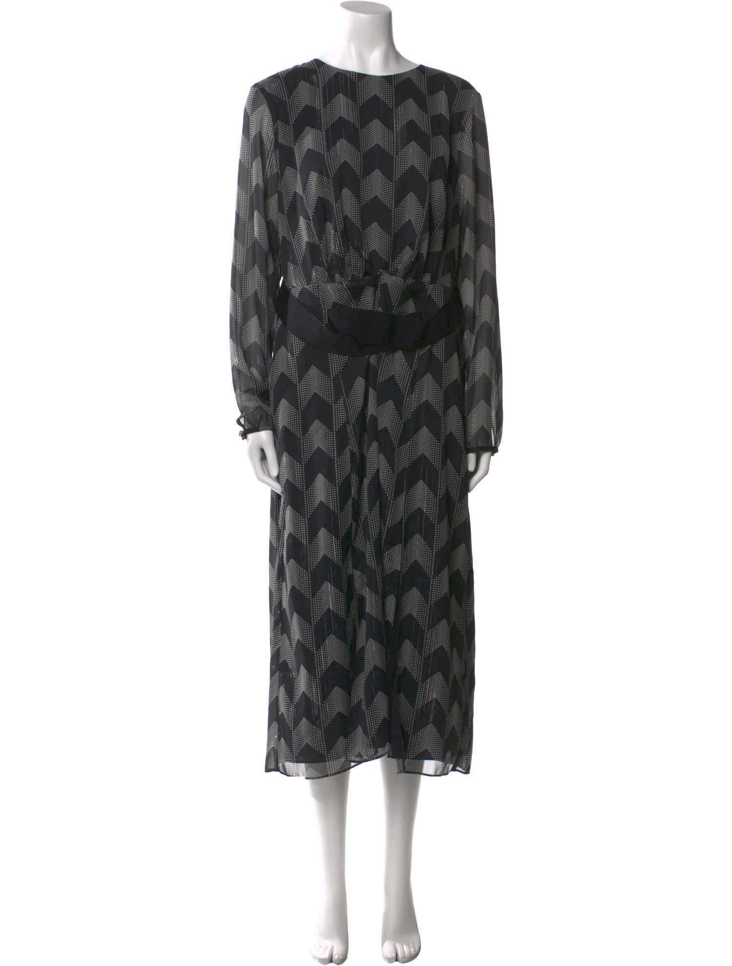 Ted Baker Printed Long Dress