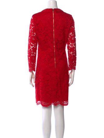 Ted Baker Lace Pattern Knee-Length Dress