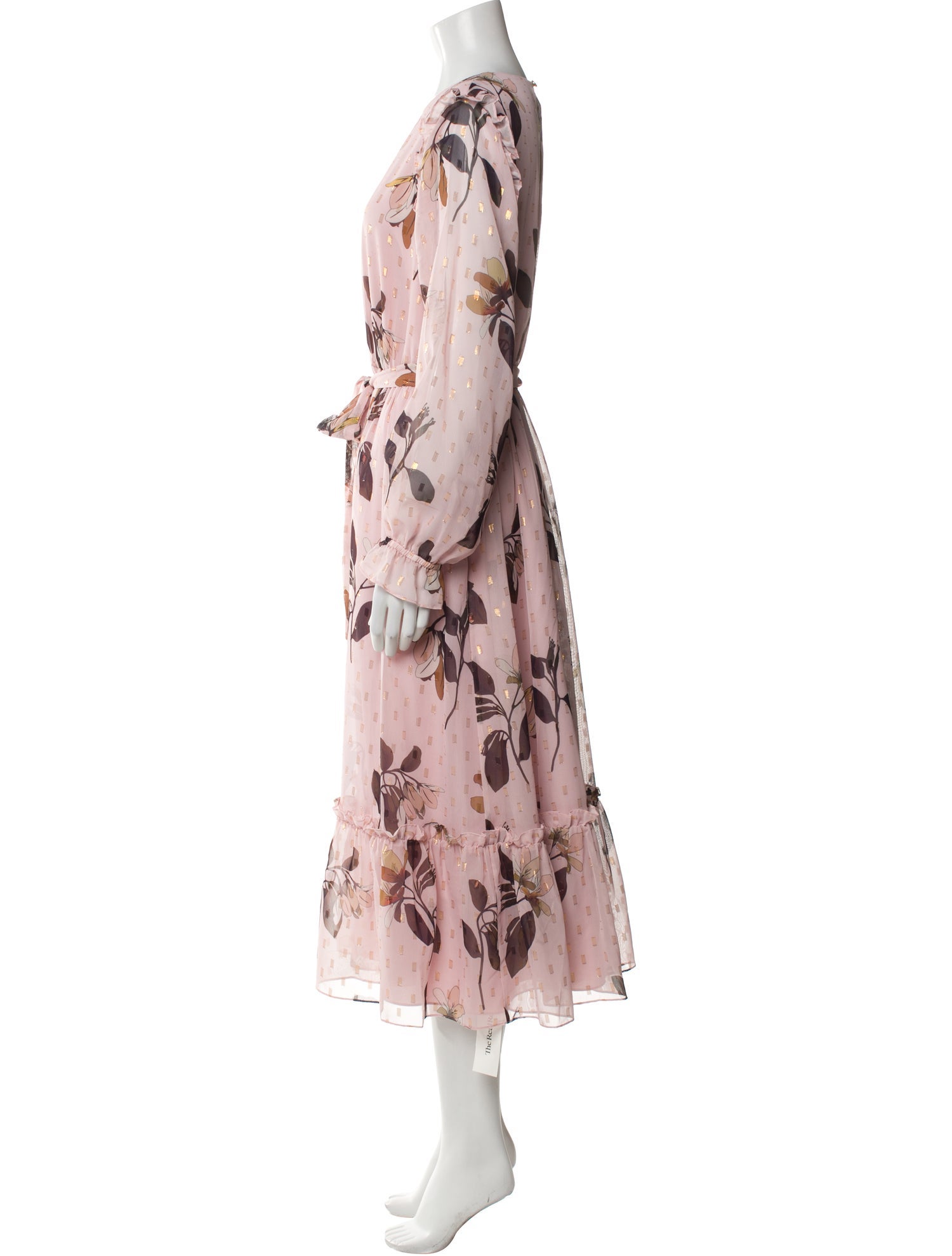Ted Baker Floral Print Long Dress w/ Tags