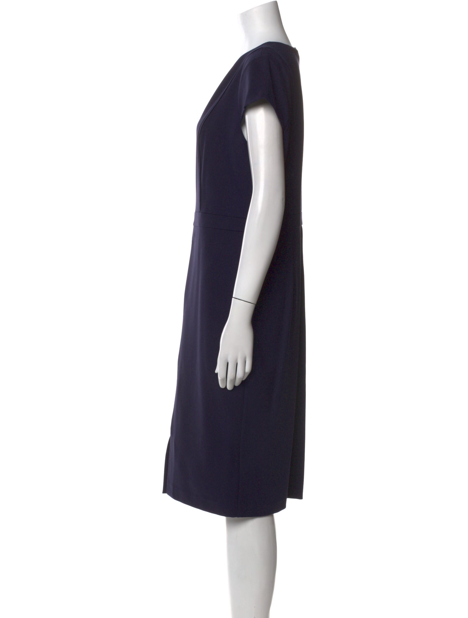 Ted Baker V-Neck Midi Length Dress