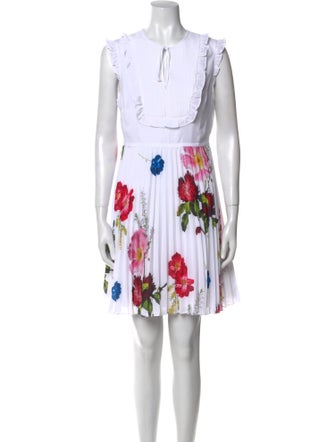 Ted Baker Floral Print Mini Dress
