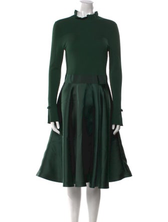 Ted Baker Mock Neck Midi Length Dress