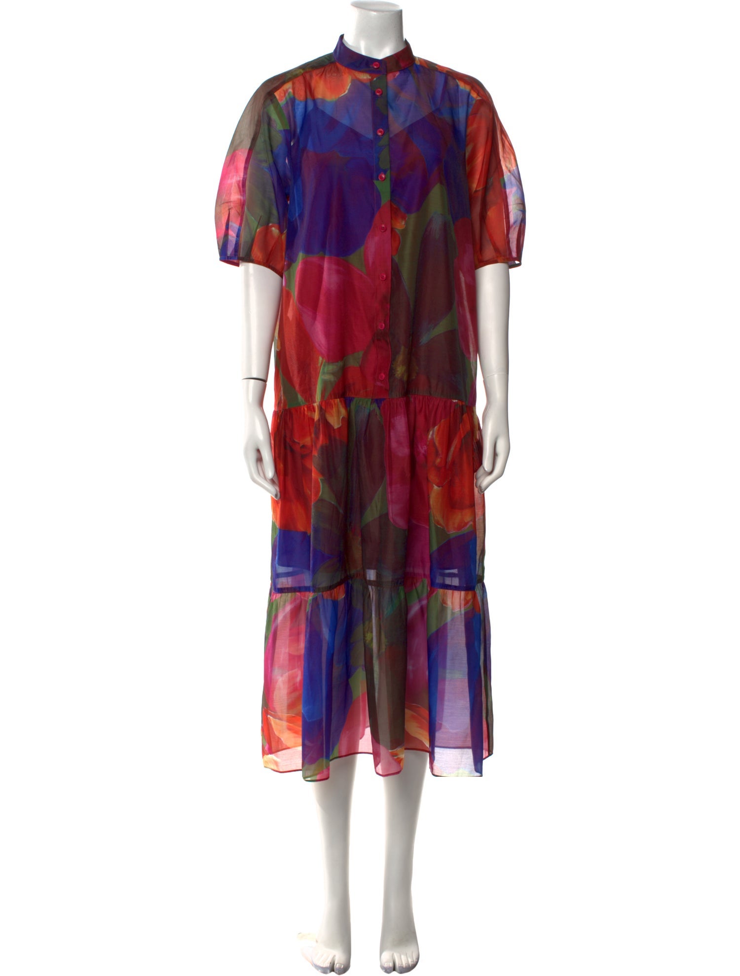Ted Baker Printed Long Dress