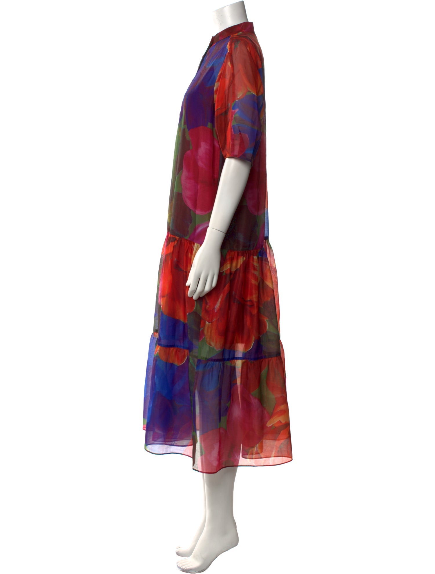 Ted Baker Printed Long Dress