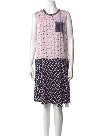 Ted Baker Printed Knee-Length Dress