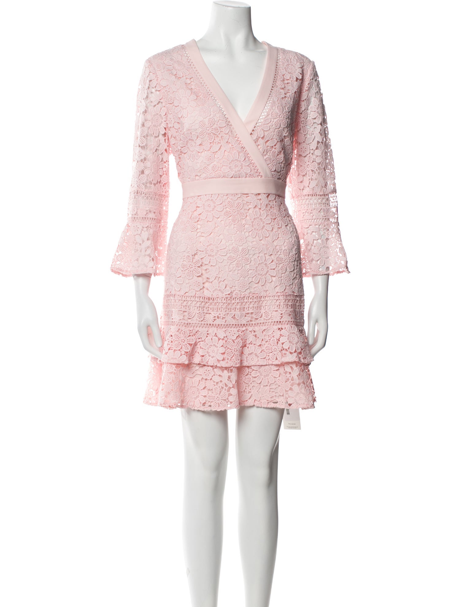 Ted Baker Lace Pattern Mini Dress