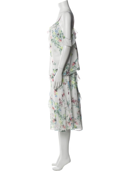 Ted Baker Printed Embroidered Accent Skirt Set