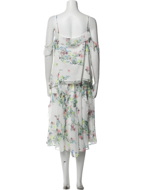 Ted Baker Printed Embroidered Accent Skirt Set