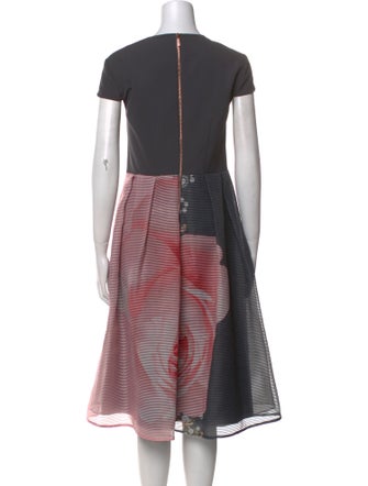 Ted Baker Printed Midi Length Dress