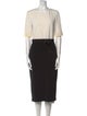 Ted Baker Crew Neck Midi Length Dress