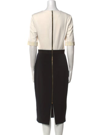 Ted Baker Crew Neck Midi Length Dress