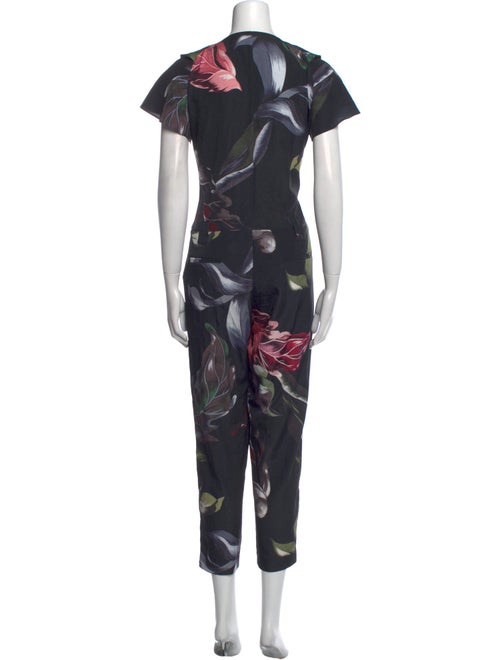 Ted Baker Printed Crew Neck Jumpsuit