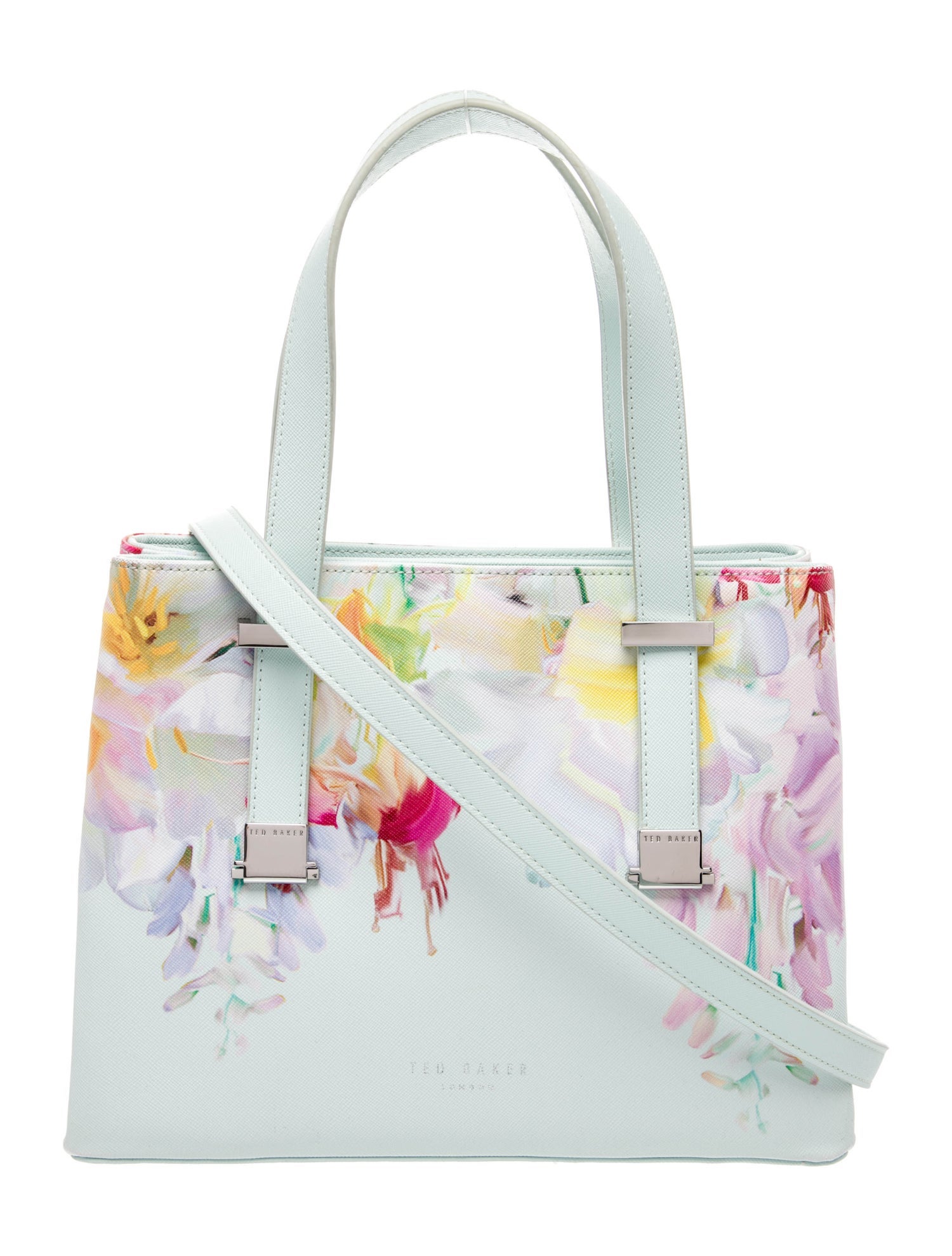 Ted Baker Saffiano Leather Top Handle Bag