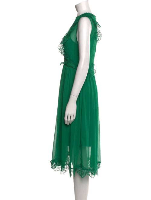 Ted Baker Crew Neck Midi Length Dress