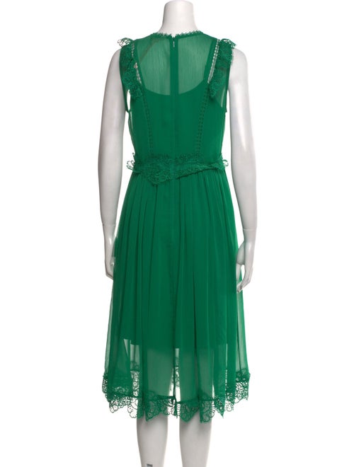 Ted Baker Crew Neck Midi Length Dress