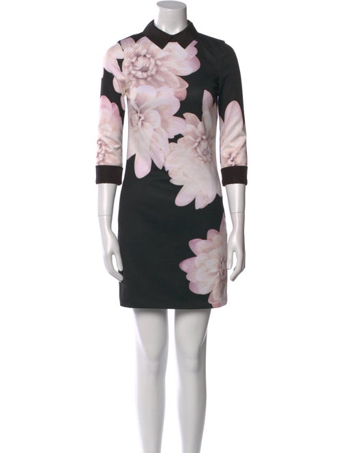 Ted Baker Floral Print Mini Dress