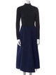 Ted Baker Mock Neck Long Dress