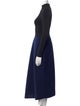 Ted Baker Mock Neck Long Dress