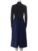 Ted Baker Mock Neck Long Dress