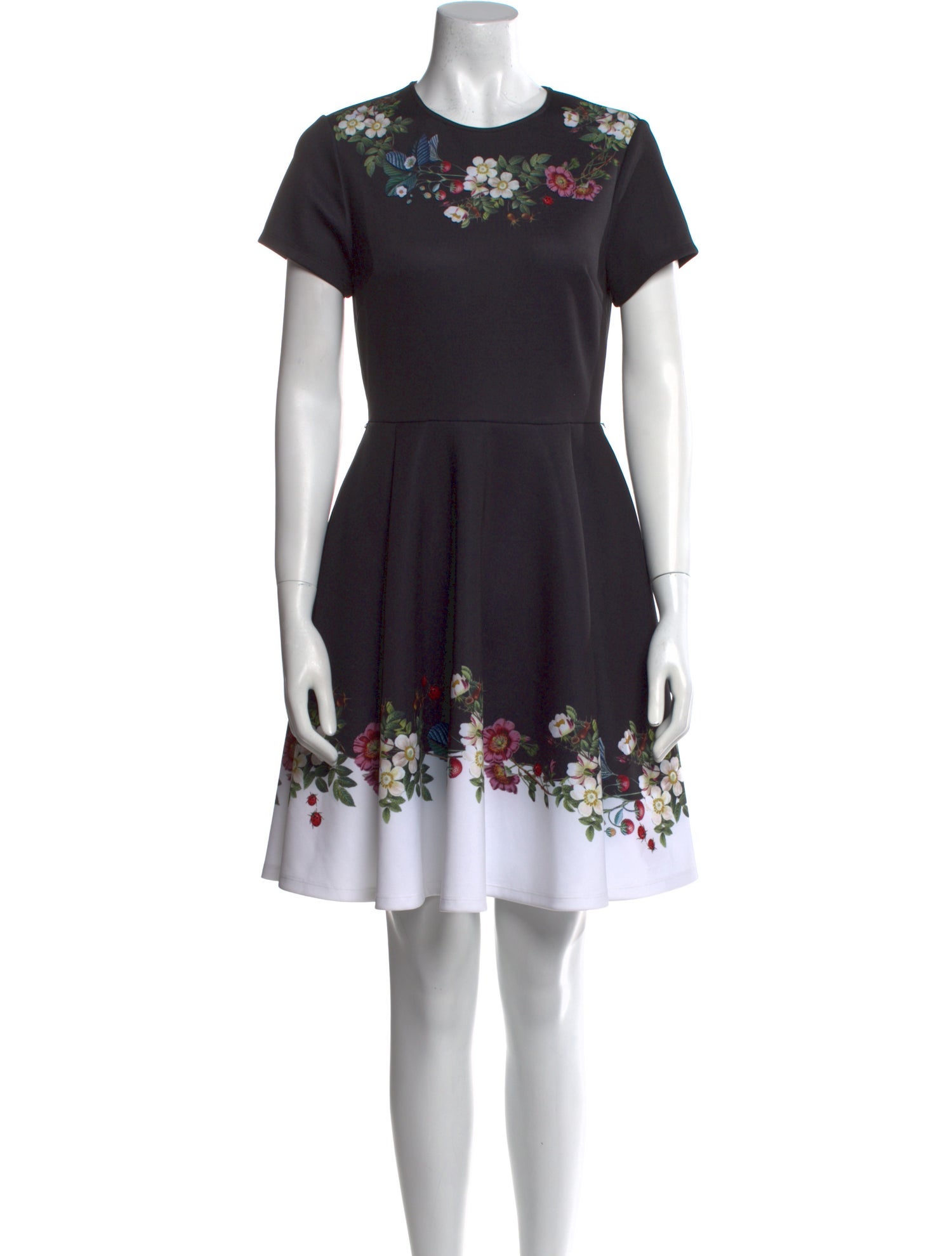 Ted Baker Floral Print Mini Dress