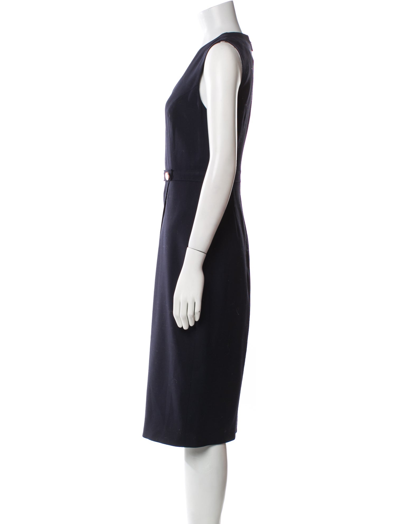 Ted Baker Wool Midi Length Dress