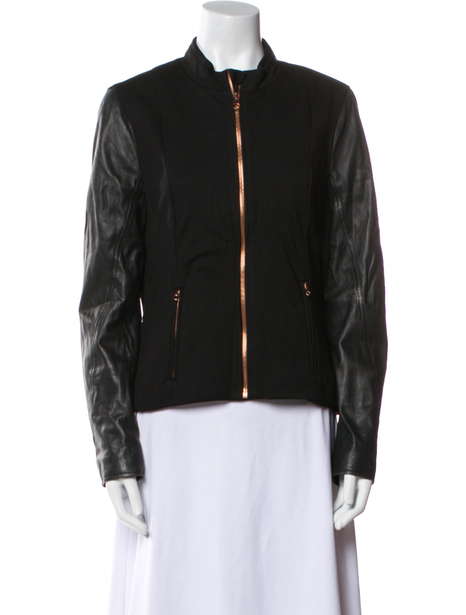 Ted Baker Colorblock Pattern Bomber Jacket