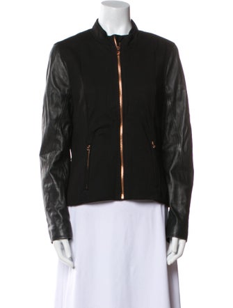 Ted Baker Colorblock Pattern Bomber Jacket
