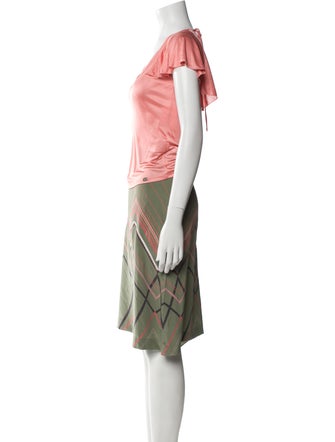 Ted Baker Nylon Striped Skirt Set