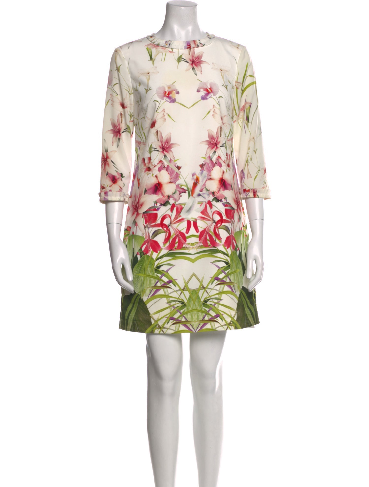 Ted Baker Floral Print Mini Dress