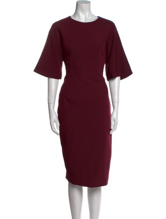 Ted Baker Crew Neck Midi Length Dress